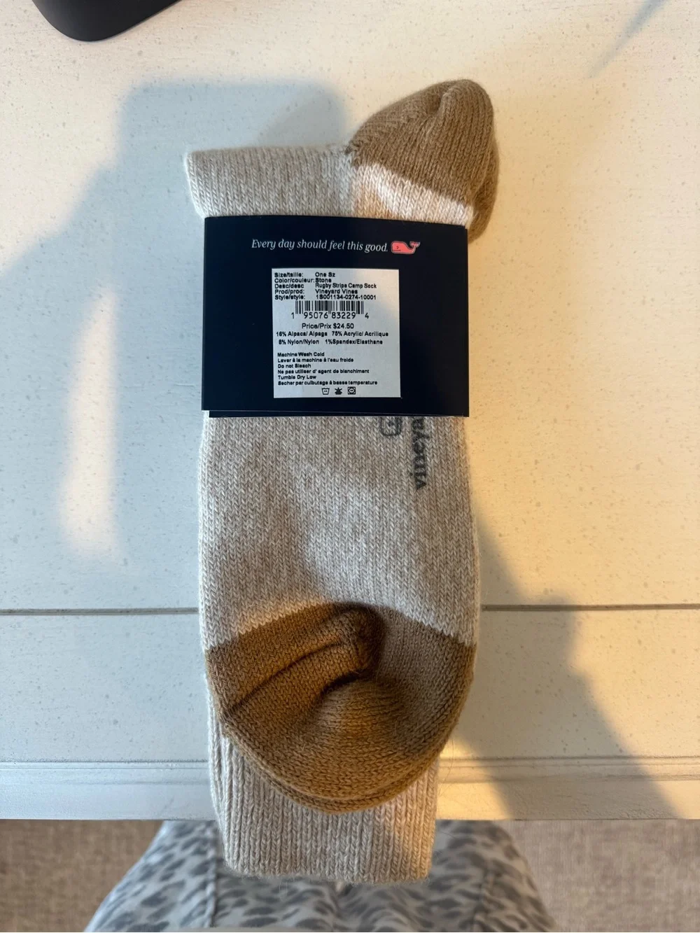 Vineyard Vines Rugby Stripe Camp Sock